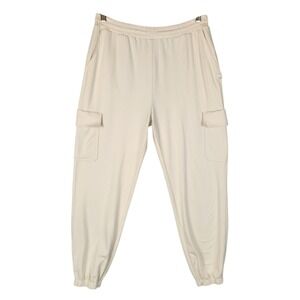 Vuori Boyfriend Cargo Sweatpant Women's M Beige Heather Performance Jogger